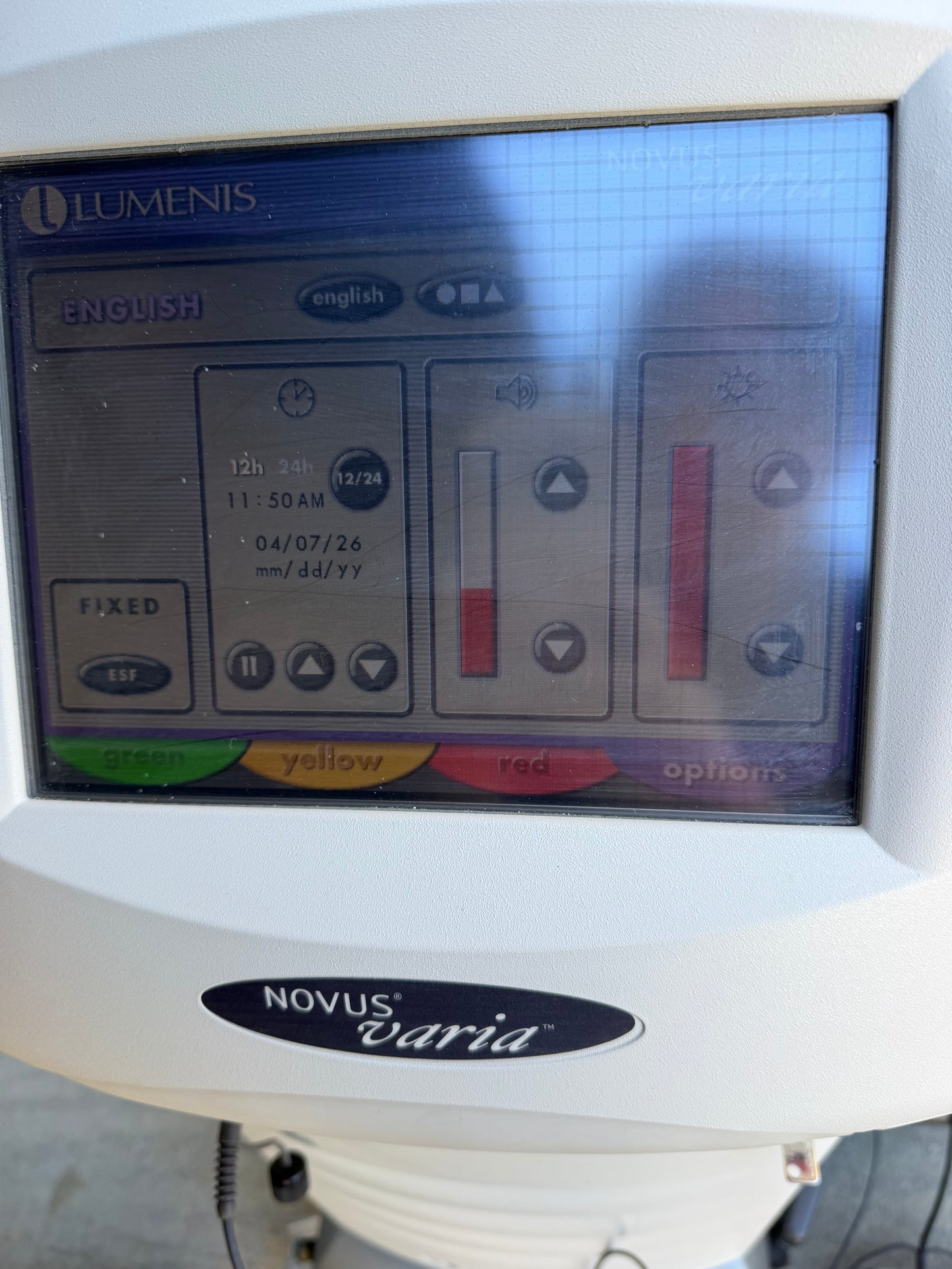 Lumenis Novus Varia Tricolor Laser w/ Zeiss30sl Slit Lamp Delivery System