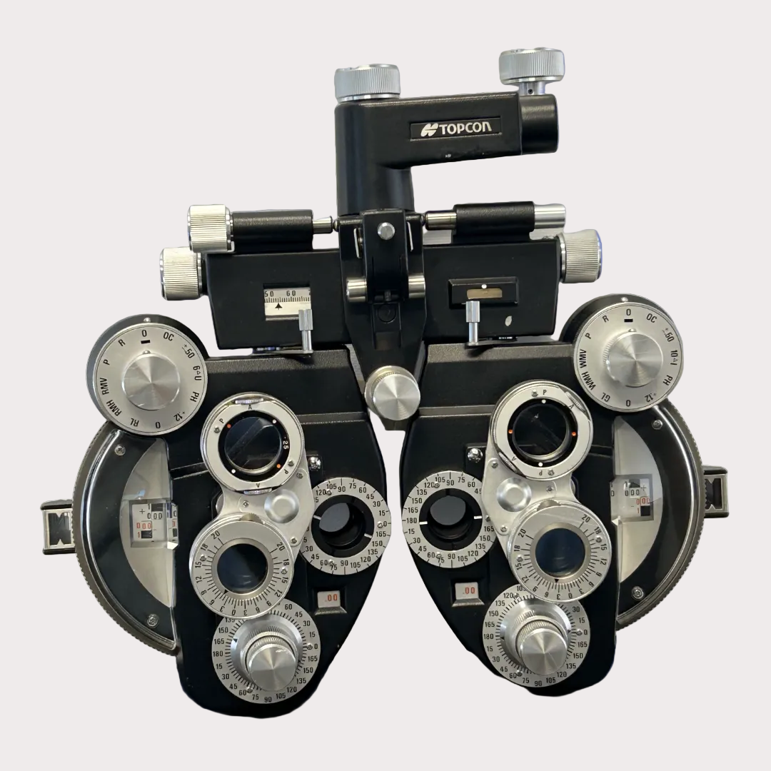 Upgrade your refraction exams with the Topcon VT10 Cylinder Phoropter. Engineered for precision and durability, this phoropter delivers smooth adjustments and accurate cylinder power measurements for optimal vision testing. Shop now at Medequip4less.com for high-quality ophthalmic equipment!