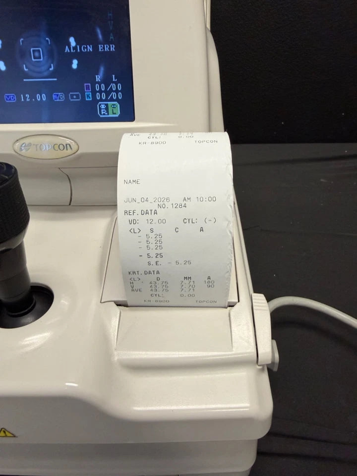 Topcon KR-8900 Autorefractor Keratometer