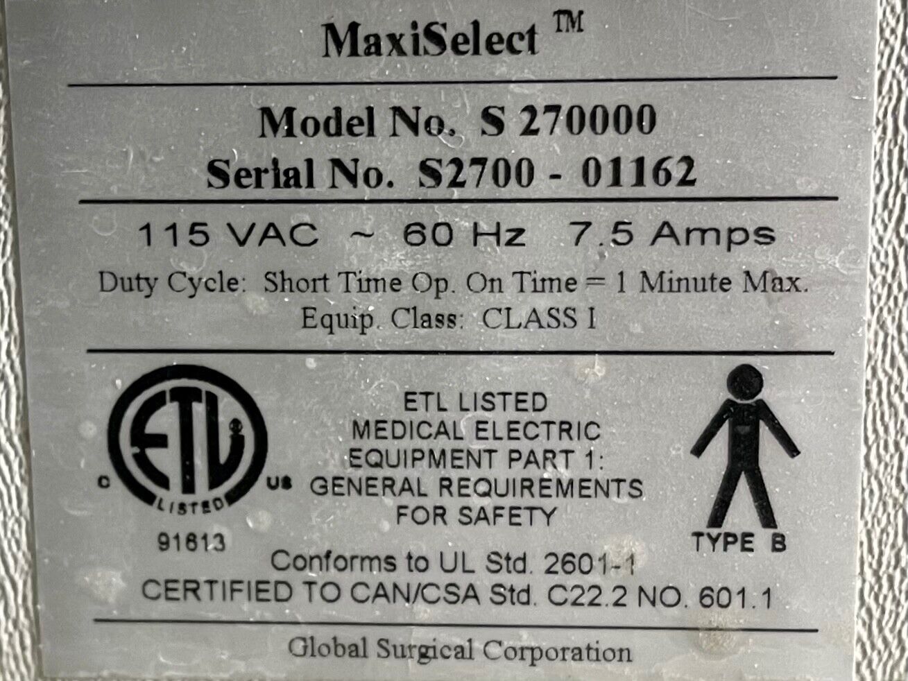 Maxi Select SMR 270000 Exam Chair-Good Condition!