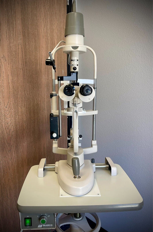 Marco 1 Ultra Slit Lamp with Haag Streit Applanation Tonometer-Good Condition!