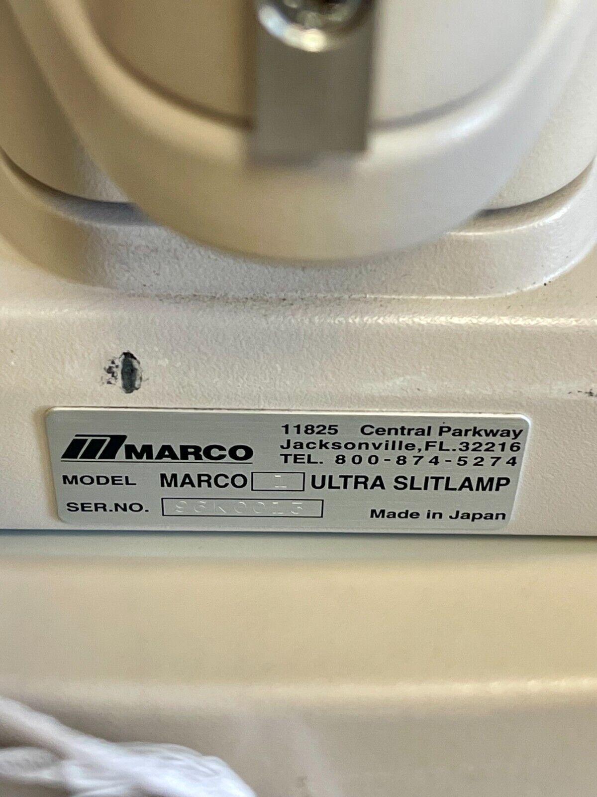 Marco 1 Ultra Slit Lamp with Haag Streit Applanation Tonometer-Good Condition!