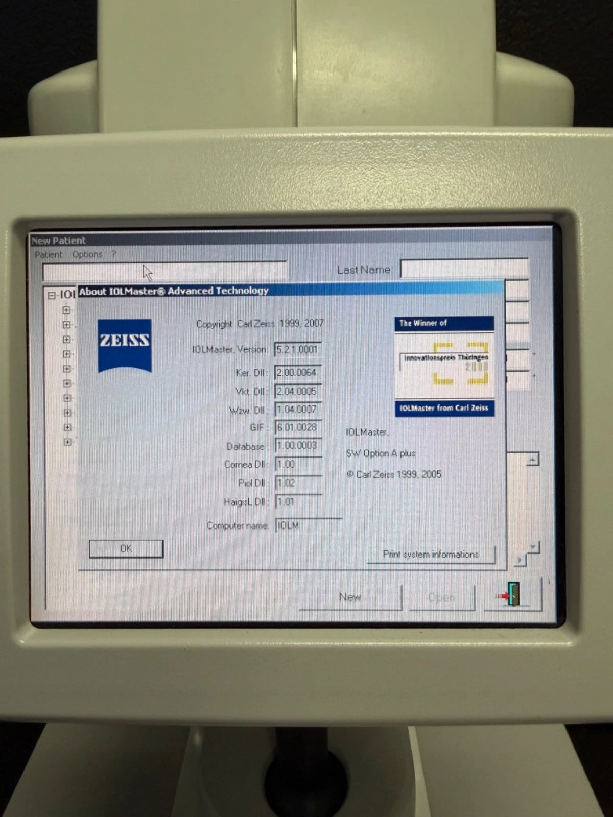 Zeiss IOL Master