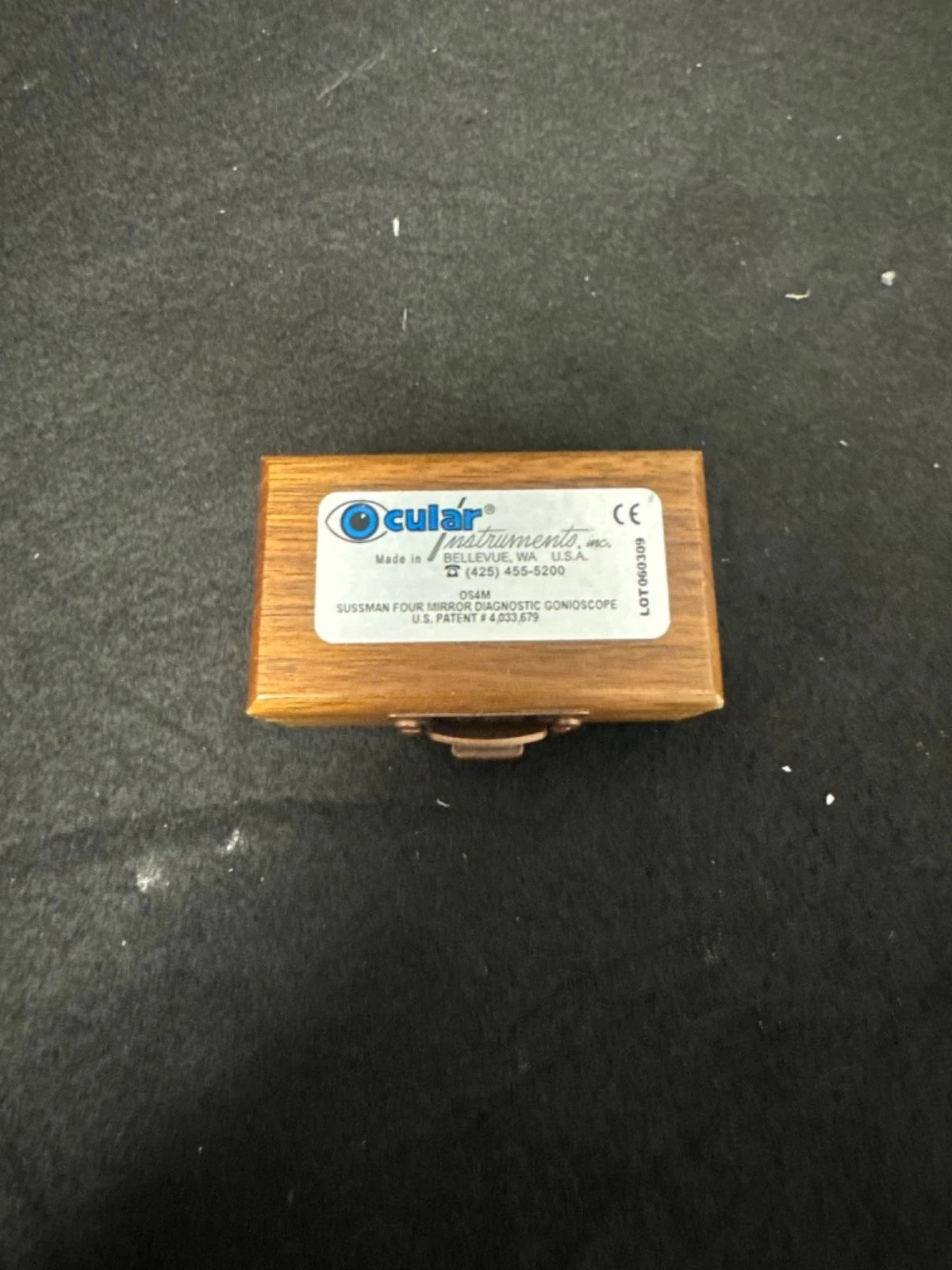 Ocular Sussman Mainstar 4 Mirror Gonio Ophthalmic Lens